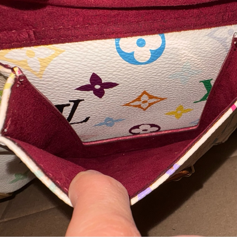 Louis Vuitton Murakami Multicolor Speedy White - Picture 9 of 9